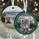 Search for 1st new home christmas tree decorations Family name and year
