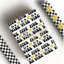 Search for black and white checkered wrapping paper For her