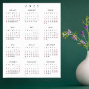 Search for yearly calendar posters Simple