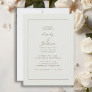 Search for brown and cream wedding invitations Elegant