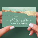 Search for mint business cards Cosmetologist