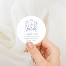 Search for crest wedding stickers Vintage