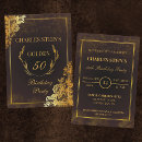 Search for gold border birthday invitations Floral