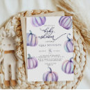Search for purple pumpkin invitations Autumn