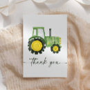 Search for tractor thank you cards Baby shower