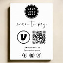 Search for qr code business posters Black and white
