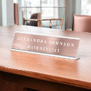 Search for rose gold name plates Blush pink