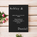 Search for modern chic wedding invitations Simple