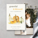 Search for happy fall photo cards Watercolor