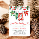 Search for santa baby invitations Minimal