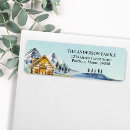 Search for cabin return address labels Mountain