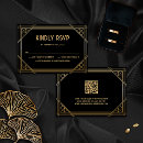 Search for gold rsvp cards Black and gold