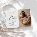 Search for angel christening invitations Elegant