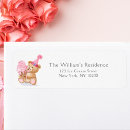 Search for cute sweet return address labels First birthday