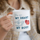 Search for key to my heart mugs Simple