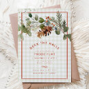 Search for pine cone bridal shower invitations Botanical