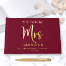 Search for bridal shower guest books Bride