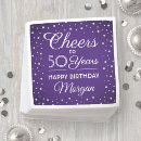 Search for silver and purple napkins Modern