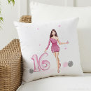 Search for 16th birthday cushions Pink