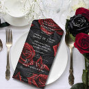 Search for goth red and black wedding invitations Elegant