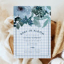 Search for blue gingham invitations Flowers
