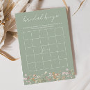 Search for bridal bingo invitations Wildflower