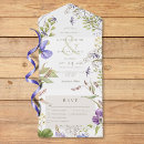 Search for 3 in 1 wedding invitations Elegant