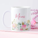 Search for gold and pink mugs Mother
