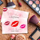 Search for make up artist business cards Pink