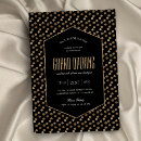 Search for black gold corporate event invitations Professional