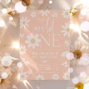 Search for wildflower 1st birthday invitations Wild one birthday