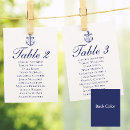 Search for nautical wedding seating charts Ocean