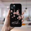 Search for black rose iphone cases Monogram initials