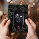Search for halloween wedding rsvp cards Goth