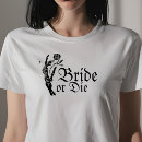 Search for gothic bride tshirts Skeleton