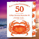 Search for crab birthday invitations Nautical