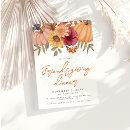 Search for autumn floral invitations Modern