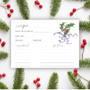 Search for christmas recipe postcards Bridal shower