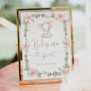 Search for elephant baby shower decoration posters Girl