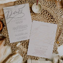 Search for metallic font invitations Bride