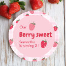 Search for red strawberry stickers Pink and red