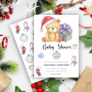 Search for christmas baby shower invitations We can bearly wait