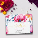 Search for floral fiesta bridal shower invitations Watercolor