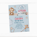 Search for monkey birthday invitations Whimsical