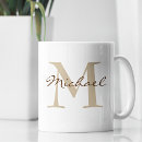 Search for monogram for him mugs Masculine