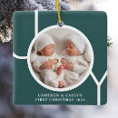 Search for twins first christmas tree decorations Green