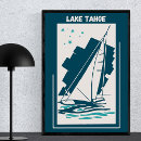 Search for vintage lake tahoe posters Sierra nevada