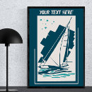 Search for vintage sailing posters Sail boat