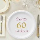 Search for 60th birthday plates Stylish