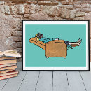 Search for book lover posters Illustration